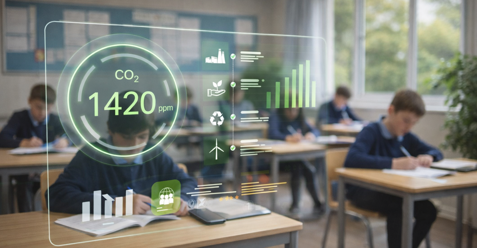 How High CO₂ Levels in Classrooms Impact Learning Outcomes (And How Smart Monitoring Improves Performance)